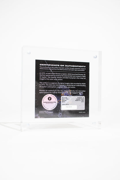 NASA Pioneer 10 Mission Data Tape | 1972 Space Artifact – Historic Artifacts
