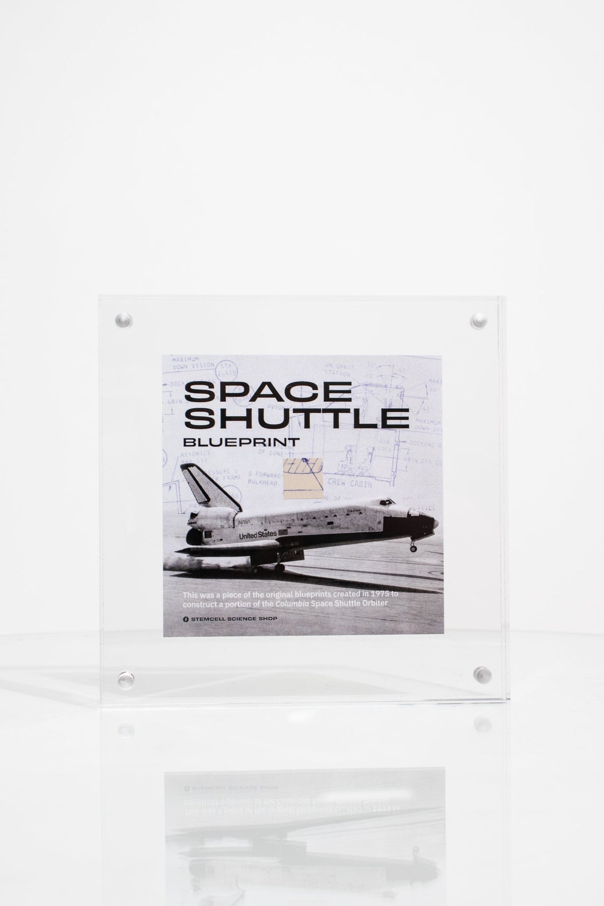 NASA Space Shuttle Blueprint Fragment – Historic Artifacts