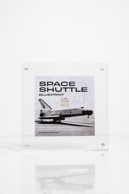 NASA Space Shuttle Blueprint Fragment – Historic Artifacts