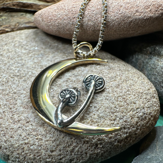 Moonlit Mushroom Necklace – Pendant