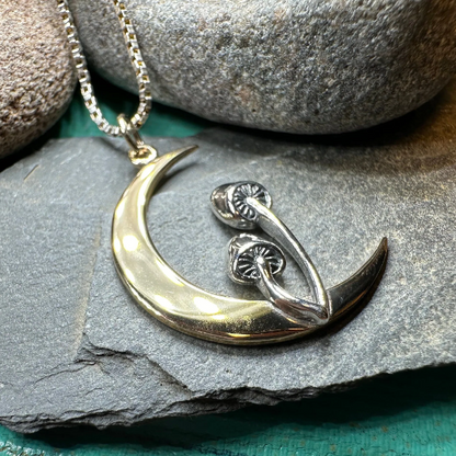 Moonlit Mushroom Necklace – Pendant