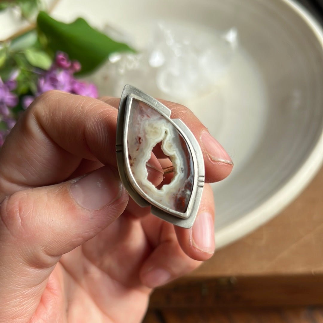 NEBULA AGATE RING