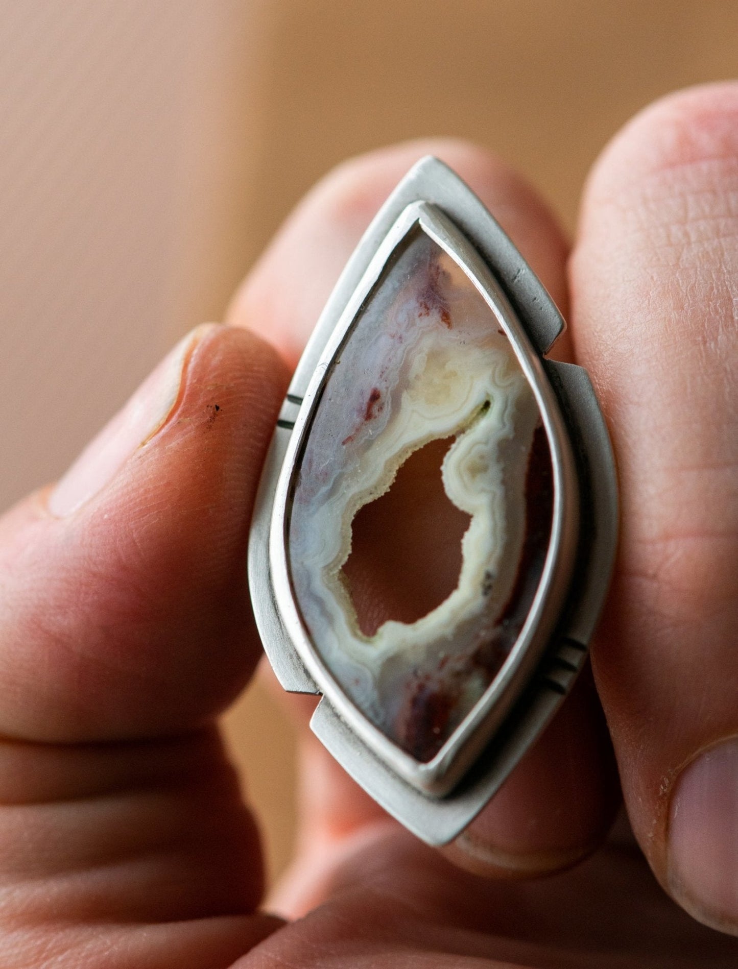 NEBULA AGATE RING
