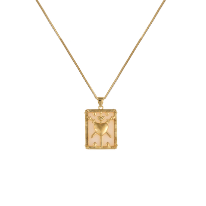 Evil Eye Necklace – Stabbed Heart Necklaces