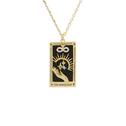 The Moon Tarot Card Necklace