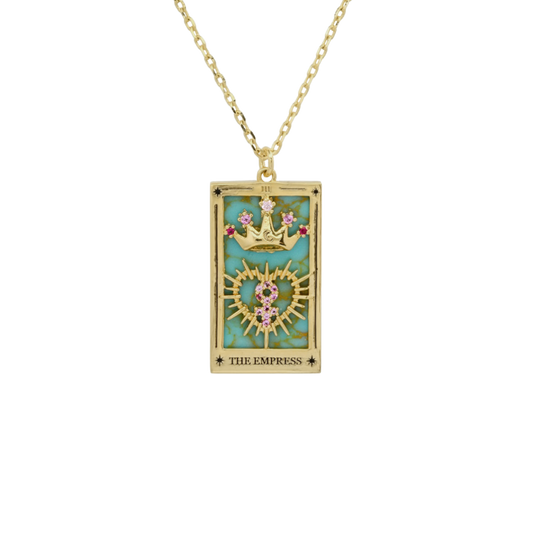 The Empress Tarot Card Necklace