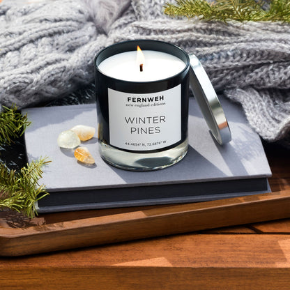 Winter Pines Soy Candle – Pine, Nutmeg & Woods