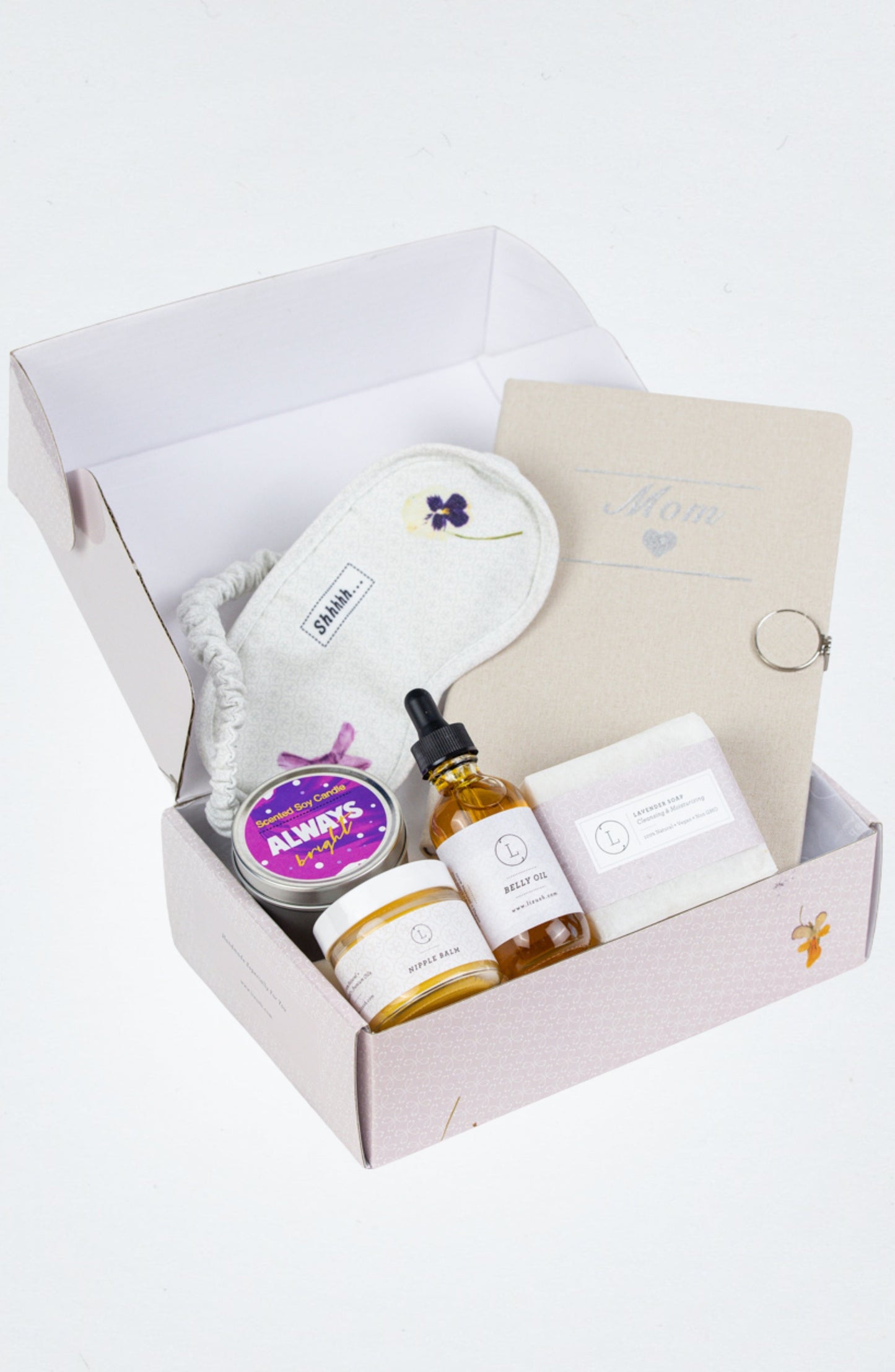 Pampering Mother’s Day Gift Box – Handmade Natural Skincare & Spa Kit – Gift set for mom