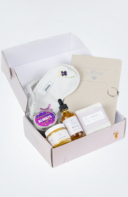 Pampering Mother’s Day Gift Box – Handmade Natural Skincare & Spa Kit – Gift set for mom