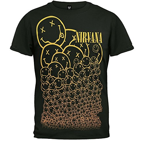 Nirvana Smiley Face T-Shirt - Official – Many Smiles Men's T-shirts