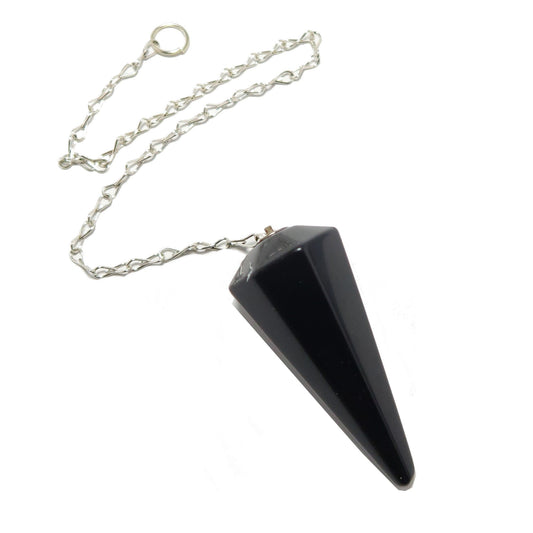Black Obsidian Pendulum | Crystal Dowsing Tool – Pendulums