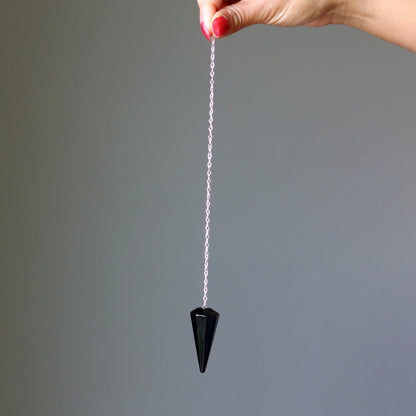 Black Obsidian Pendulum | Crystal Dowsing Tool – Pendulums