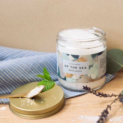 Of The Sea Bath Salts (15oz) Eucalyptus, Lavender, Peppermint – Body Care