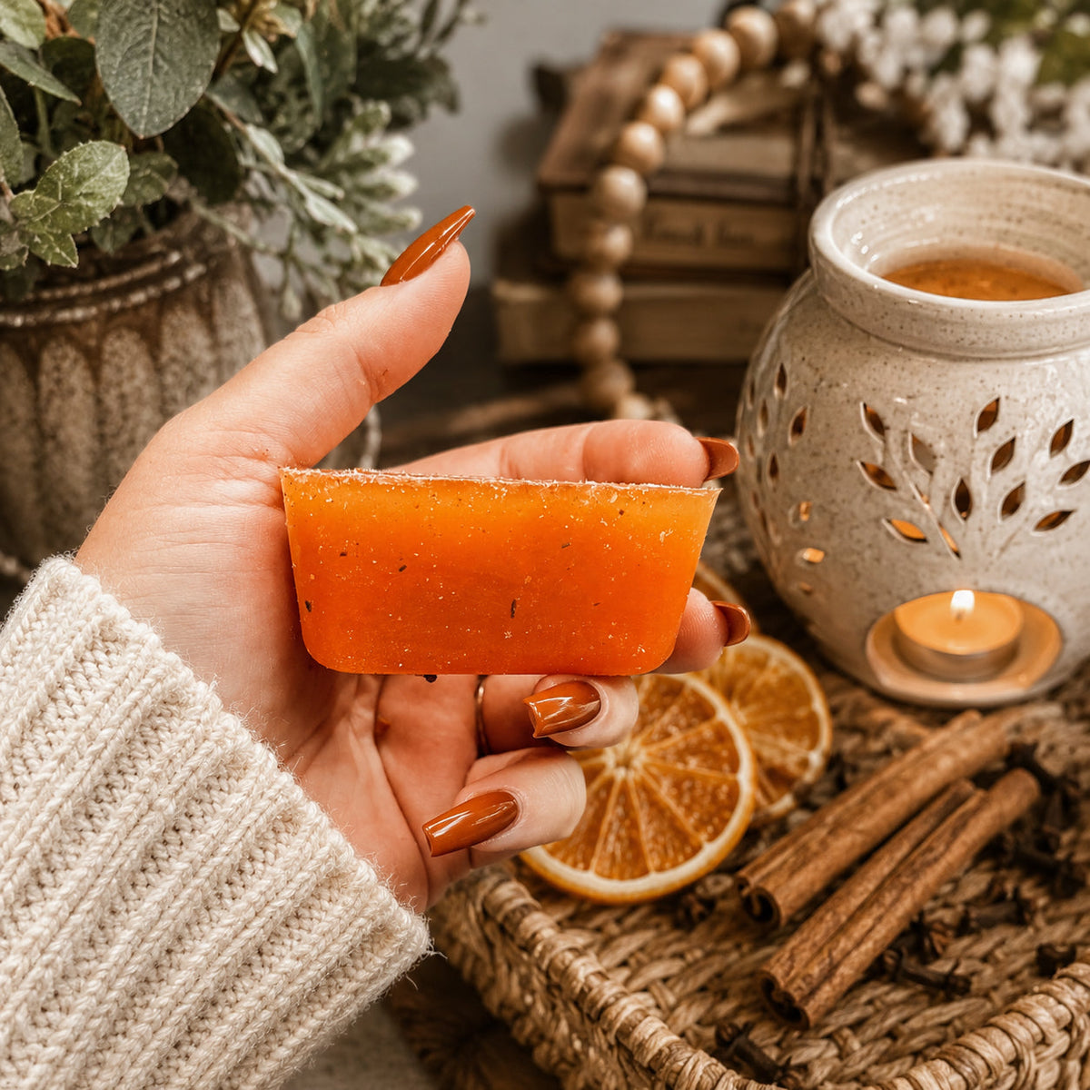 Orange Clove XL Wax Melts, Spiced Citrus