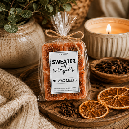 Orange Clove XL Wax Melts, Spiced Citrus