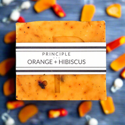 Orange + Hibiscus Soap Bar