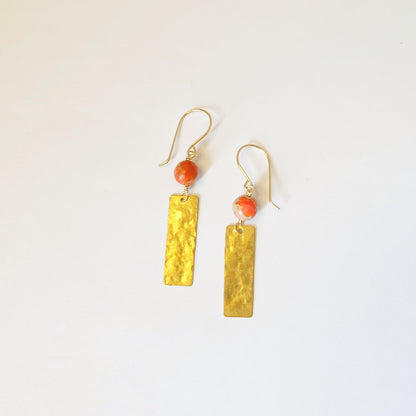 Brass Dangle Earrings