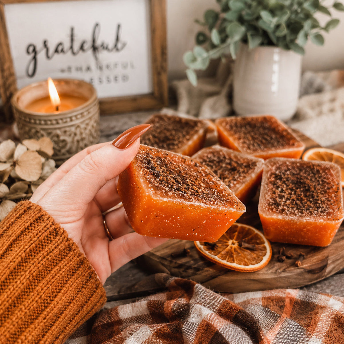 Orange Clove XL Wax Melts, Spiced Citrus