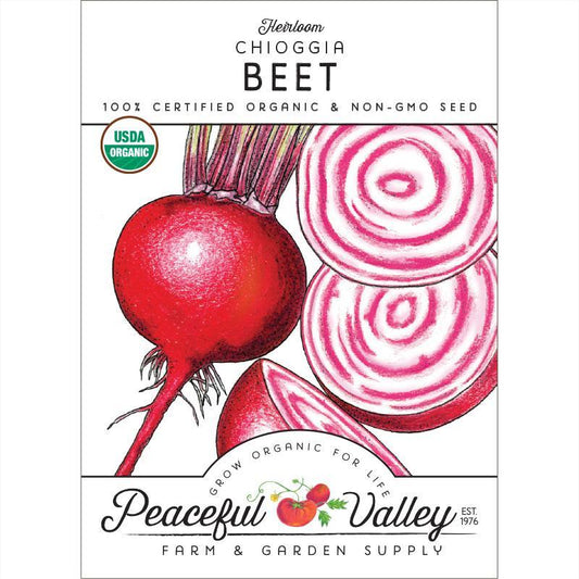 Chioggia Beet Seeds (Organic) – Vegetable Seeds