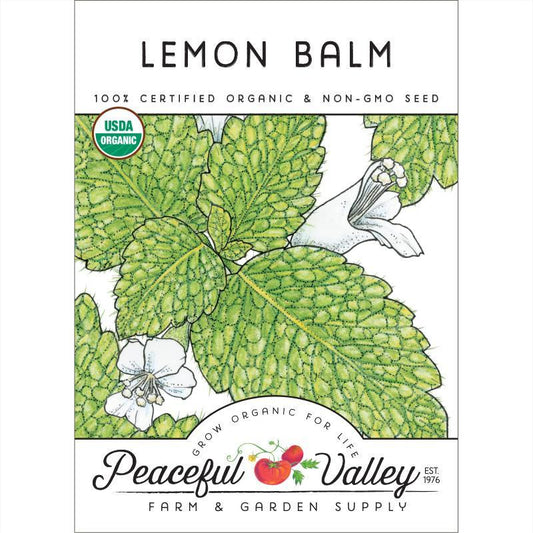 Lemon Balm (Organic) – Vegetable Seeds
