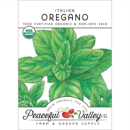 Oregano Seeds (Organic) Italian – Vegetable Seeds
