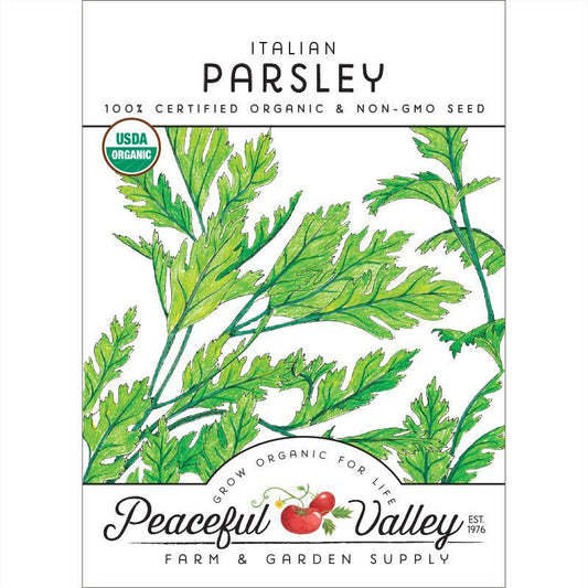 Parsley Seeds (Organic) Italian – Vegetable Seeds