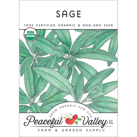Sage Seeds (Organic) – Vegetable Seeds