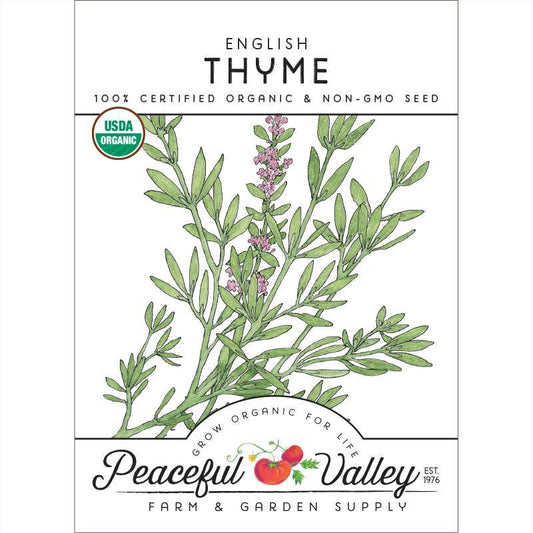 English Thyme Seeds (Organic) – Vegetable Seeds