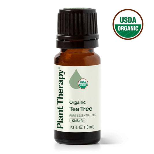 Plant Therapy Organic Tea Tree Essential Oil – 10 mL