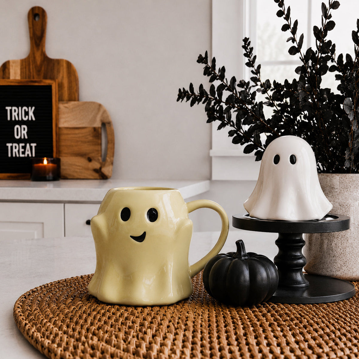 Ghost Coffee Mug, 14.8 oz | Cute Halloween Cup