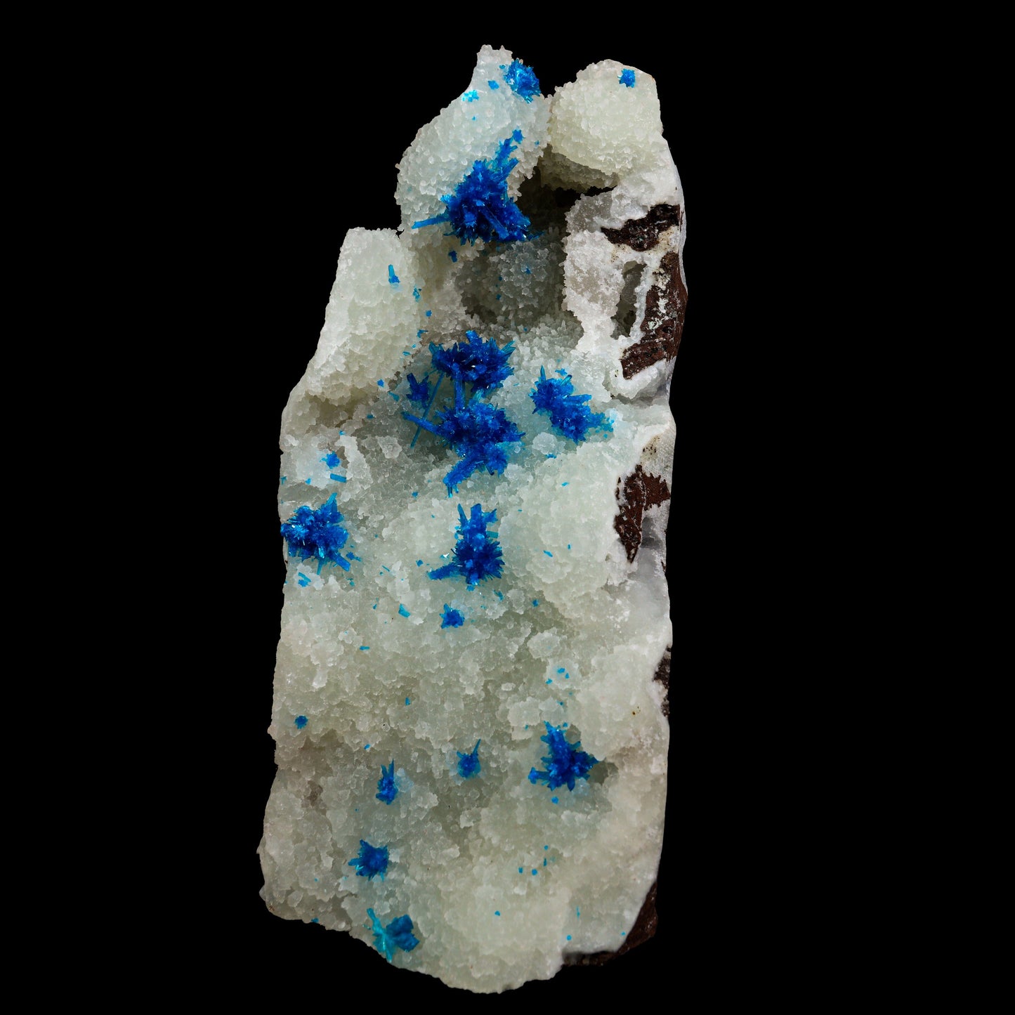 Pentagonite with Chalcedony Self Standing Natural Mineral Specimen USA – pentagonite