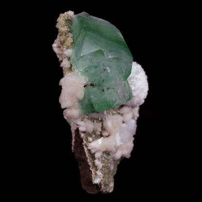 Pesudo Green Apophyllite with Mordenite Stilbite Natural Mineral Specimen # B 4603 – Apophyllite