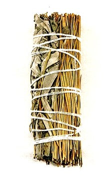 White Sage & Pine - 4" - Native-Owned, Sustainably Harvested