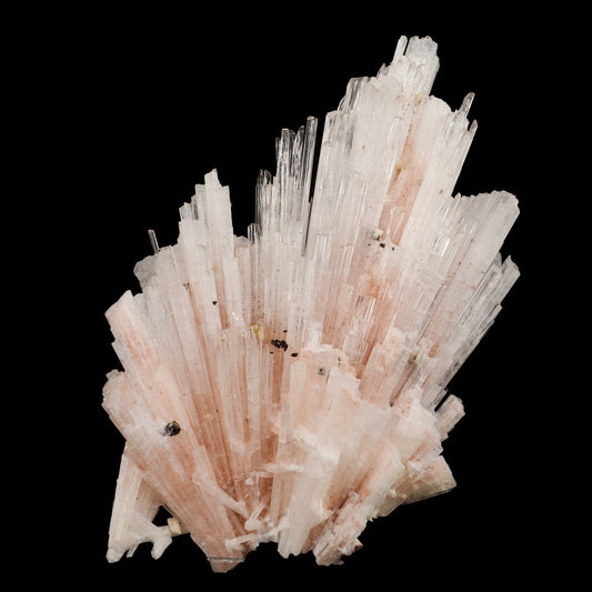 Pink Scolecite Sprays Rare found Natural Mineral Specimen – Scolecite