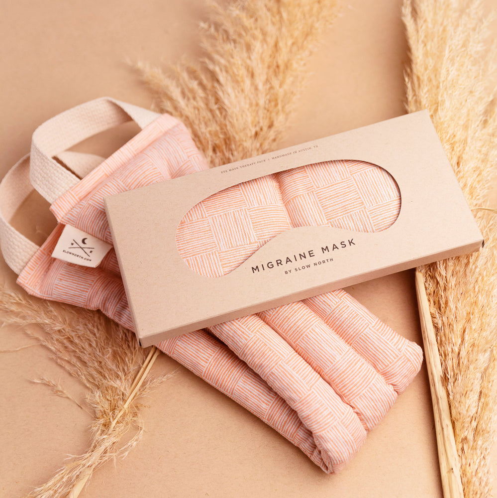 Eye Mask + Neck Wrap Bundle - Pink Pampas – Relaxation Accessories