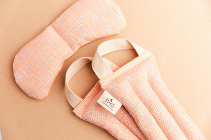 Eye Mask + Neck Wrap Bundle - Pink Pampas – Relaxation Accessories