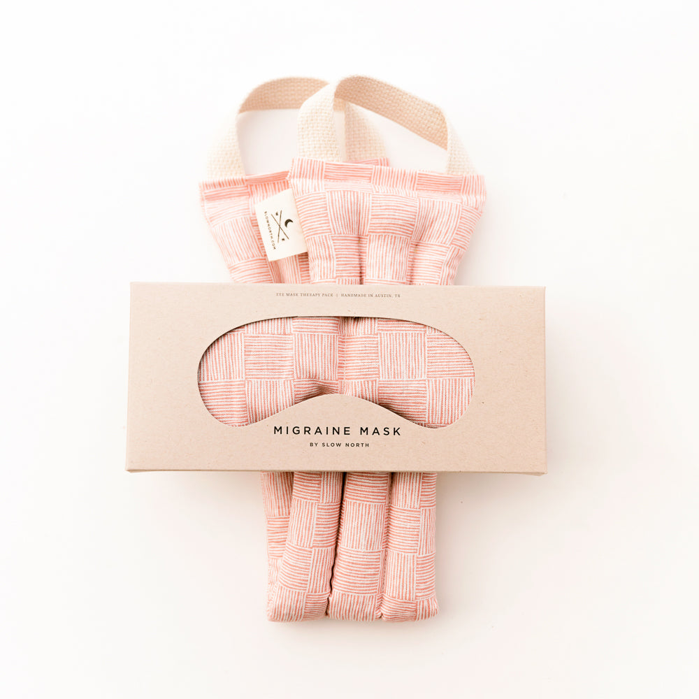 Eye Mask + Neck Wrap Bundle - Pink Pampas – Relaxation Accessories