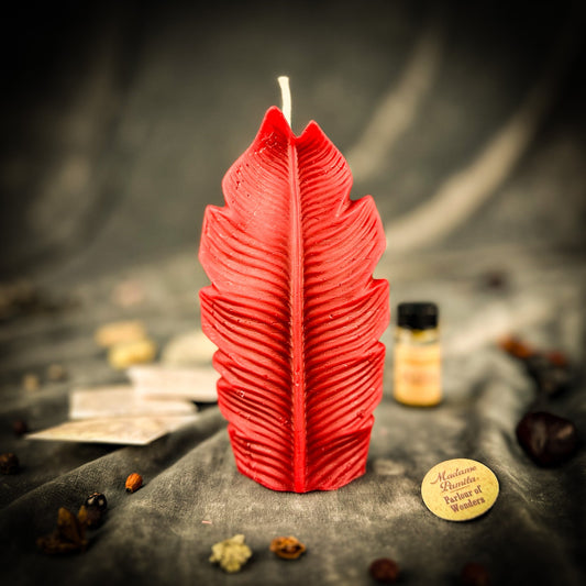 Plant Spirit Candle Spell Kit - Garden Blessing & Nature Magic – Red (Passion) Candle Spell Kit