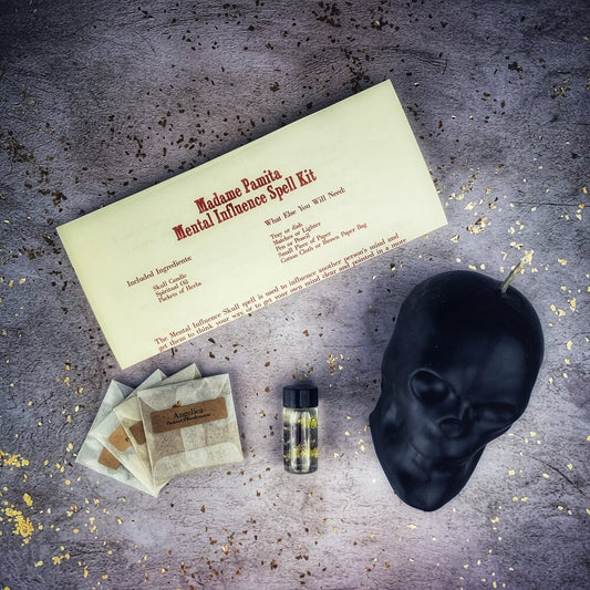 Mental Influence Skull Candle Spell Kit