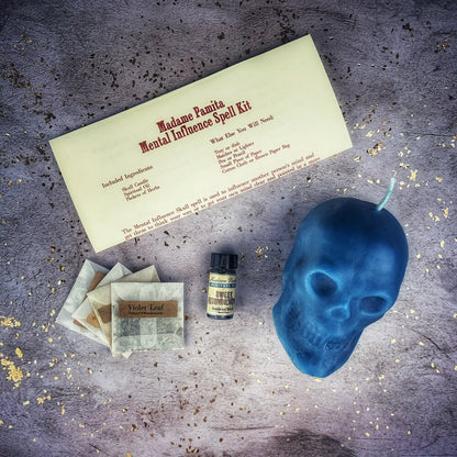 Mental Influence Skull Candle Spell Kit