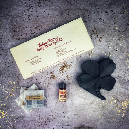 Lucky Clover Candle Spell Kit –