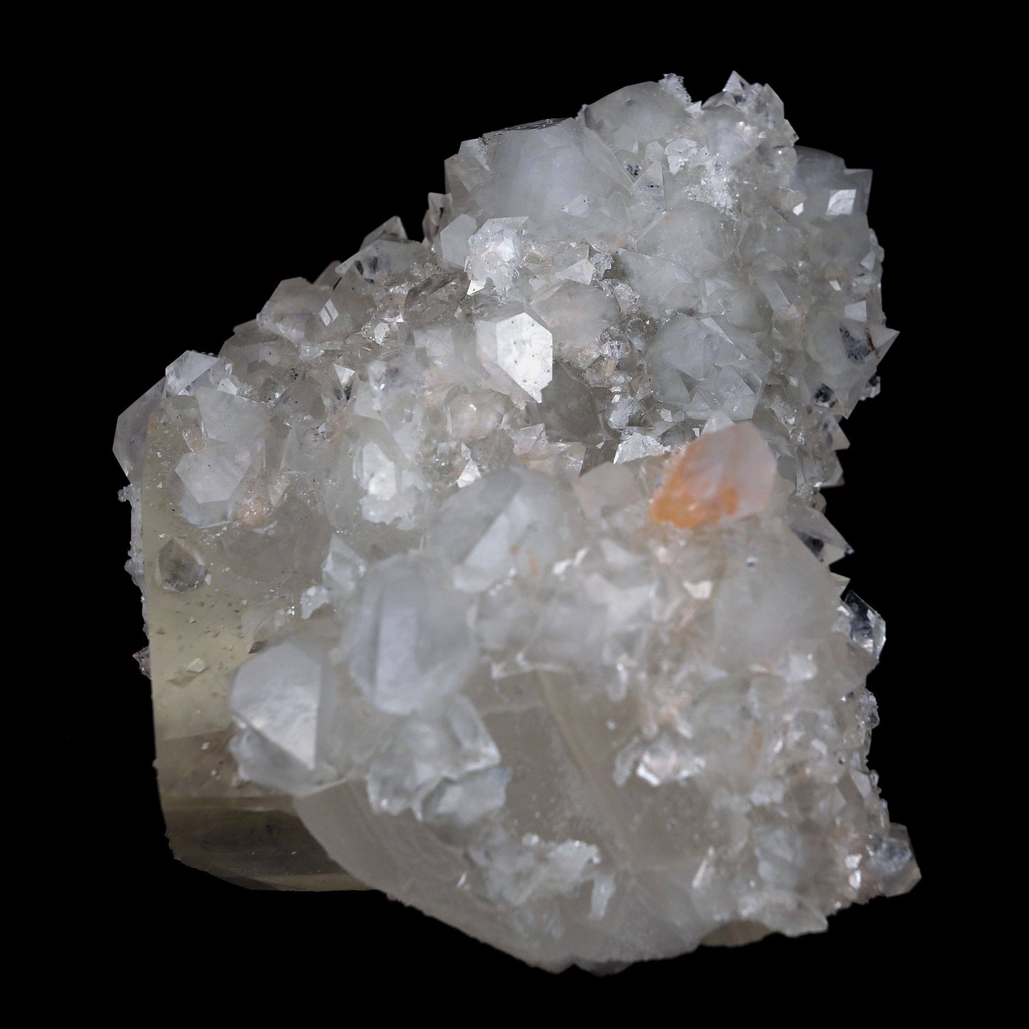Pseudo Calcite with Apophyllite Natural Mineral Specimen  # B 4632