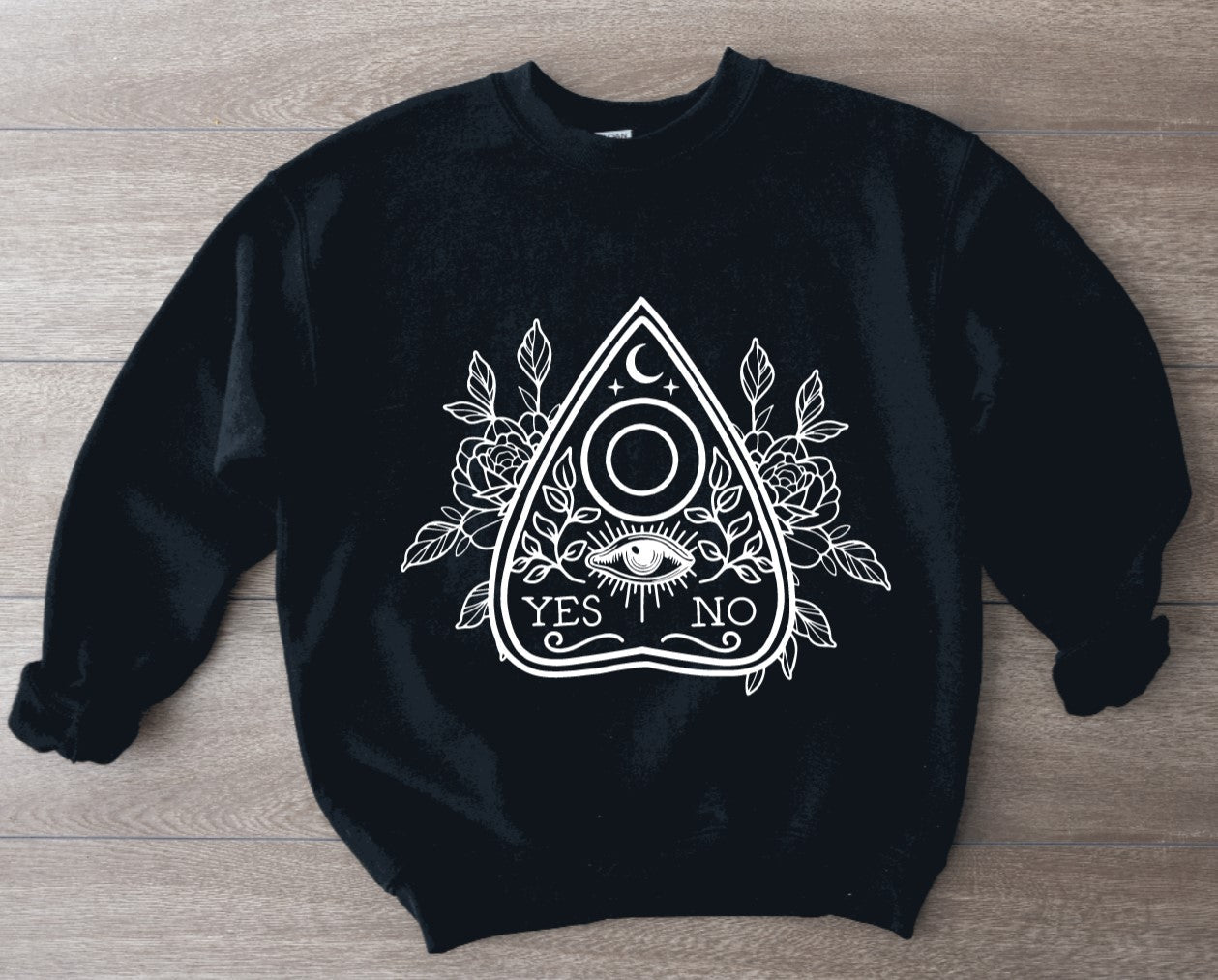 Yes/No Planchette Pullover