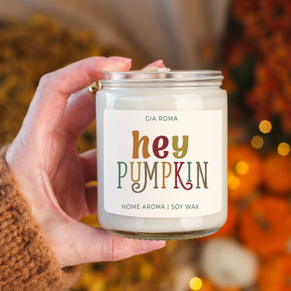Baked Pumpkin Candle
