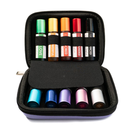 Chakra Balancing Elixirs - Essential Oils - 7 Roller Bottles Set
