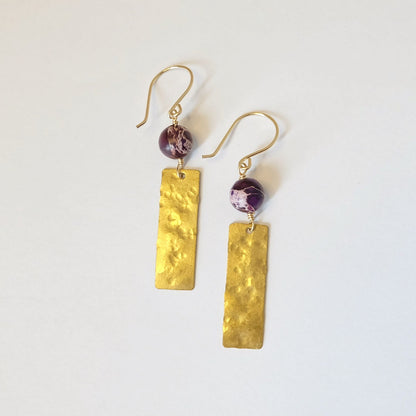 Brass Dangle Earrings