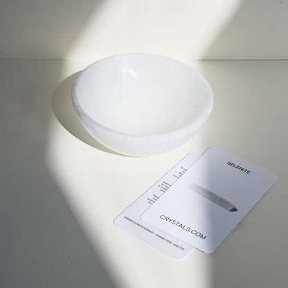 Selenite Bowl – Cleansing & Charging Crystal Dish