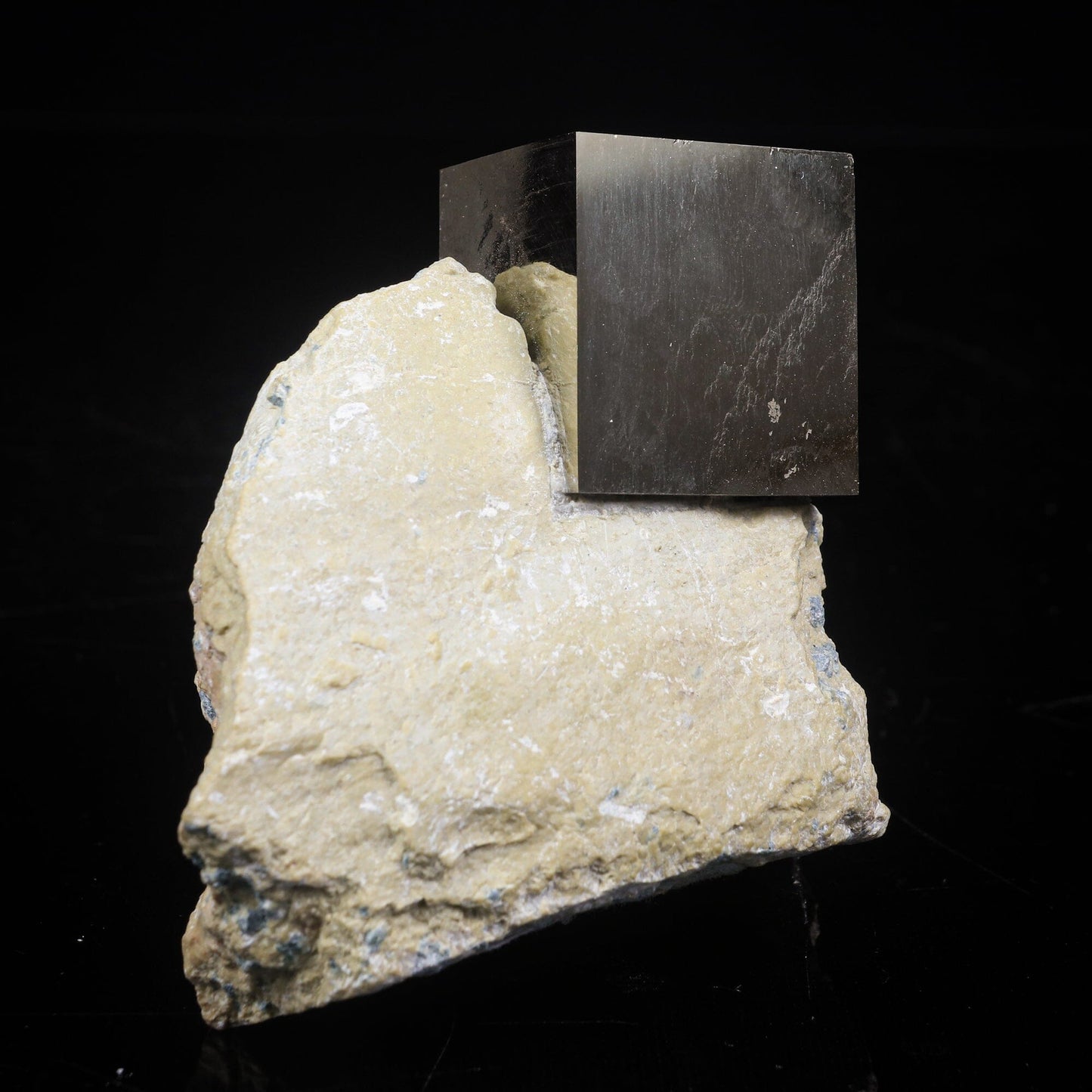 Pyrite Cube from Spain Natural Mineral Specimen –