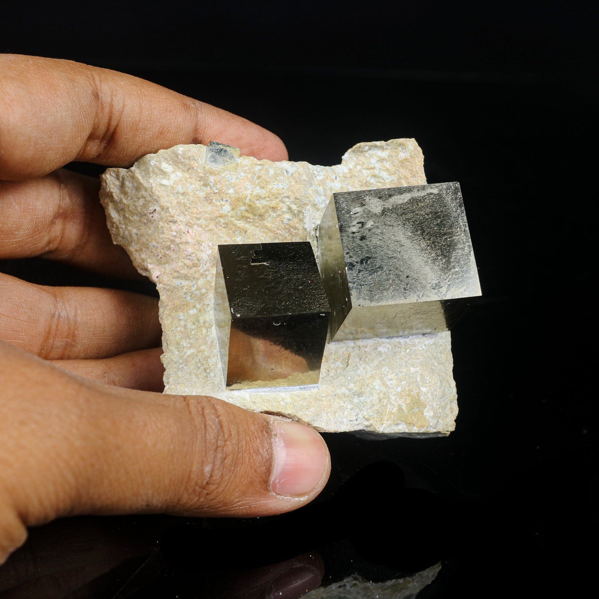 Pyrite Cube from Spain Natural Mineral Specimen –