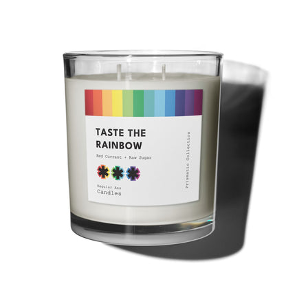 Taste the Rainbow, Red Currant + Pink Sugar 11oz Candle – Candles